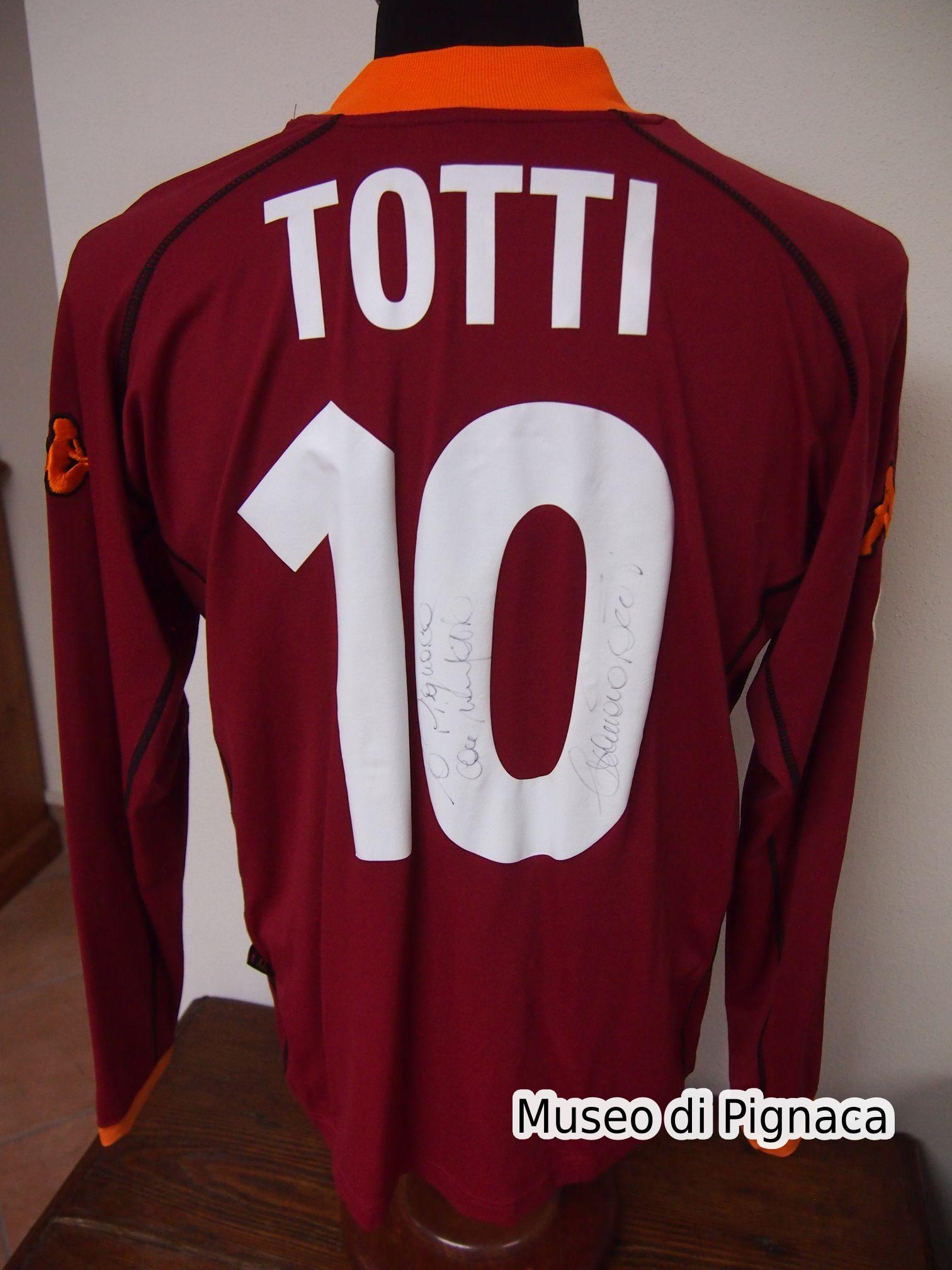 Francesco Totti - Maglia Roma 2001-02 (Retro)