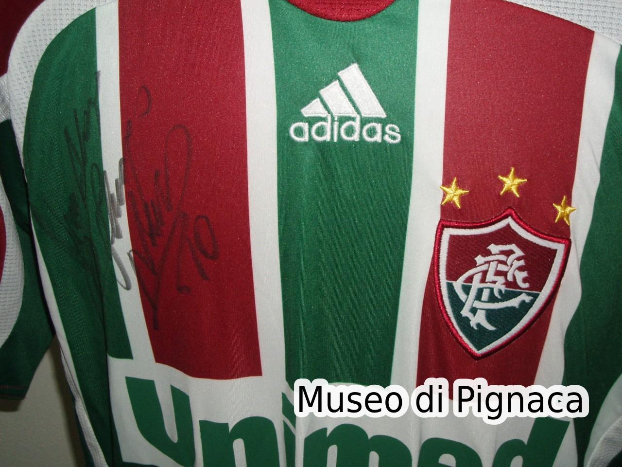 Fluminense 2007 08 maglia di Thiago Neves dettaglio