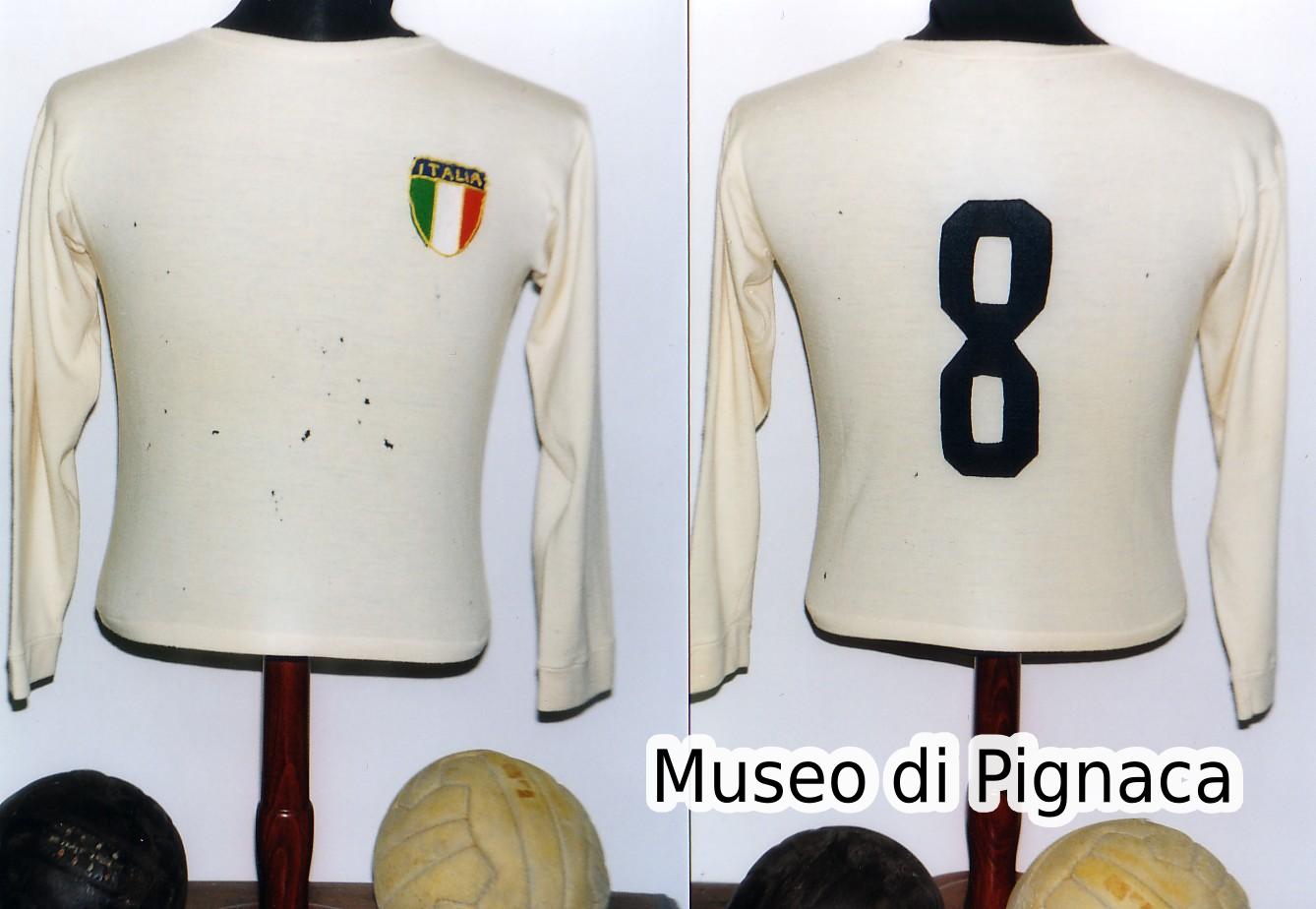 Egisto Pandolfini Mondiali 1954 Maglia bianca Nazionale Italiana