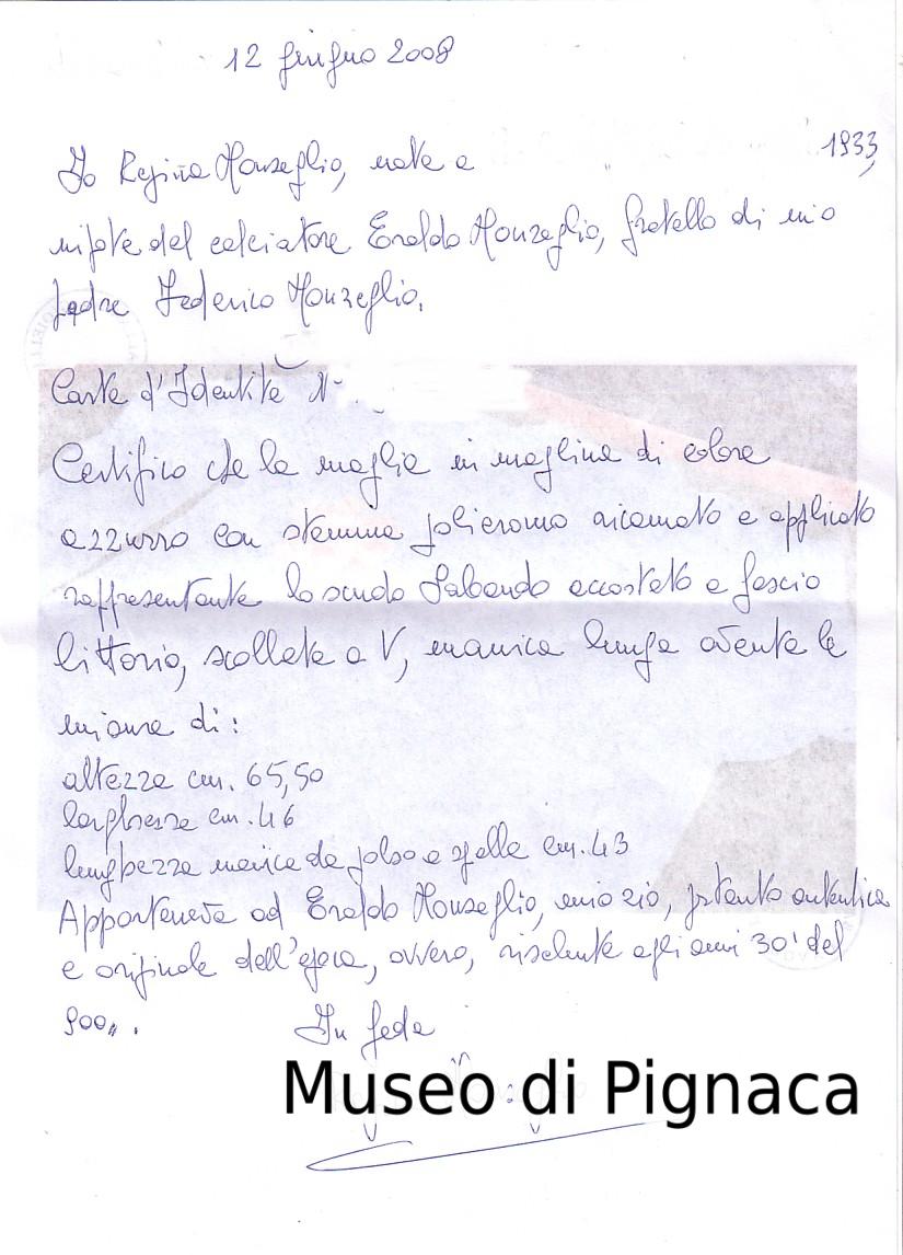 Eraldo Monzeglio - (Certificato d'originalità) maglia azzurra